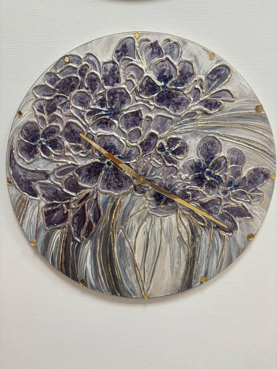 Часы  "Цветочная фантазия" — 2